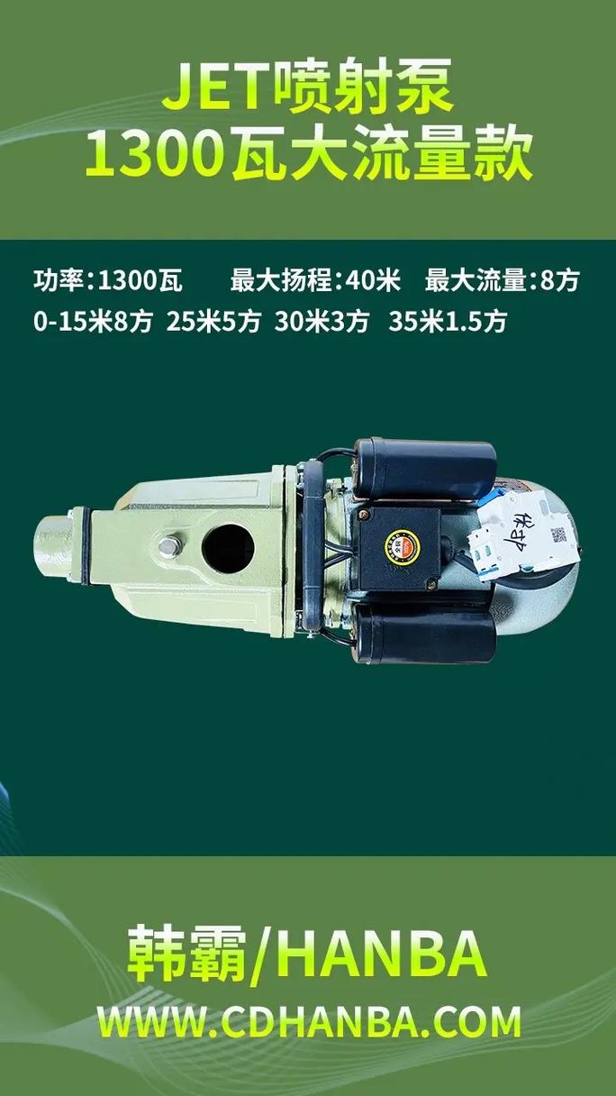 国标1300瓦大流量喷射泵.0